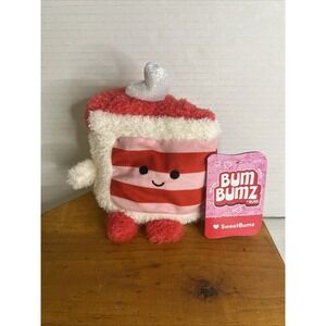 BumBumz Conway Cake Slice 4.5" MINI Plush NEW 2025 SweetBumz Valentine's Day #2